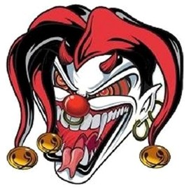 Crazy Jester Sticker Joker