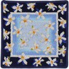 Lanvin Collection 08302001 Women's Handkerchief Chenille Woven Handkerchief, blue