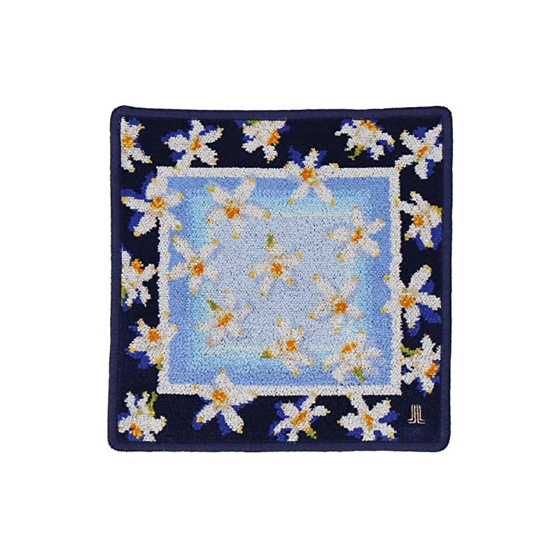 Lanvin Collection 08302001 Women's Handkerchief Chenille Woven Handkerchief, blue