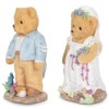 Roman 12926 Cherished Teddies Theo and Olivia Wedding Couple Figure,