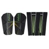 Mitre Unisex Delta Slip Pro Shin Pads, Black/Green/Yellow, M UK