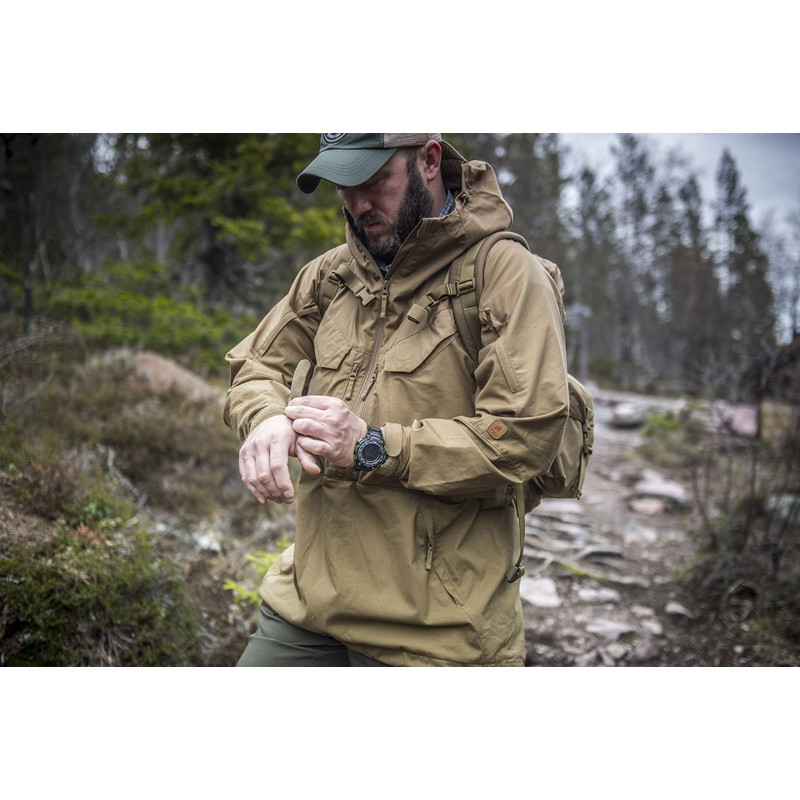 Helikon-Tex Pilgrim Anorak Jacket for Men - Bushcraft - Black