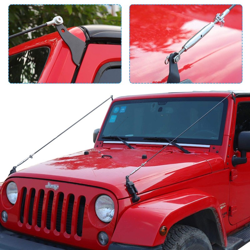 JeCar Limb Risers Kit Hood Protective Sub-line Branches Brackets Exterior