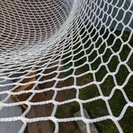 KACQIYT White Safety Net Cat Net Protective Net Children's Bunk Bed Stairs Balcony Window Housing Fall Protection Safety Protection Amusement Park Decoration Protective Net Multipurpose Safety Net