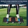 Cusprtm Magnetic Golf Stance Towel & Alignment Training Aid (Right