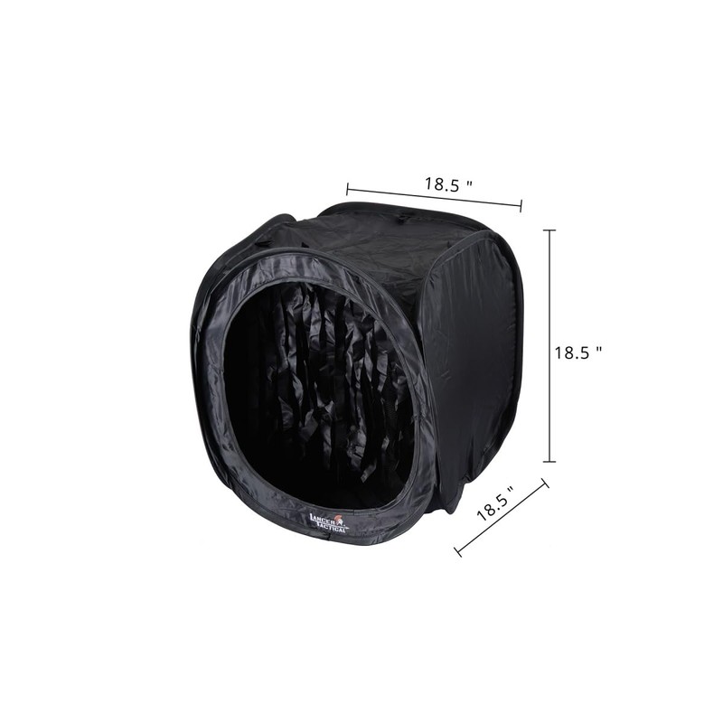 Lancer Tactical Portable Airsoft Target Tent-Black-Non Lethal BB Shooting Target