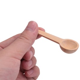 yksiahfi 100 Pieces Mini Wooden Spoons Small Wooden Spoons Condiments Salt Spoons for Spice Jam Coffee Condiment Honey Teas Sugar