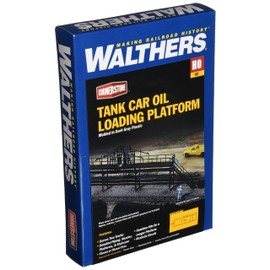 Walthers Cornerstone HO Scale Model Oil Loading Platform, 8