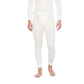 Terramar Men's Standard Thermasilk Filament Pant, Natural, Large