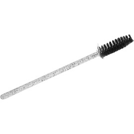 50 Cepillos de Pestañas , Cepillo de Rímel Portátil, Aplicador de Varitas, Herramienta de Maquillaje(Negro)