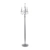 Deco 79 Metal Floor Lamp with Dangling Crystals, 16" x