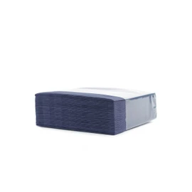 Alvotex Soft Point 50 Napkins, High-Quality Disposable Napkins, 38 x 38 cm, Dark Blue