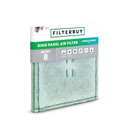 Filterbuy 21x21 Ring Panel Air Filter, 3-Ply MERV 8 HVAC AC Furnace Filters Replacement (1-Pack)