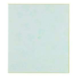 ミドリ 色紙 カラー色紙 二つ折り クローバー柄 33140006