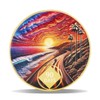 90 Days Sunset Coastal Road Sobriety Coin – Journey into