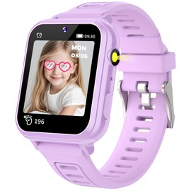EUNICECG Kids Smart Watch for Boys Girls 24 Games Player Video Music HD Touchscreen Camera Parental Control- Step Counter 13 Alarm digital -Birthday Toy for 3 4 5 6 7 8 9 10 Years Old