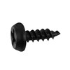 Selecta PDW6716J #6 x 7/16” Pan Head Phillips Black Phosphate