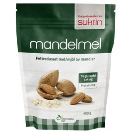 Sukrin Defatted Almond Flour 400g Twin Pack