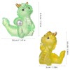 Cabilock Mini Dragon Garden Layout Decors 4pcs Dragon Figurine Decorative
