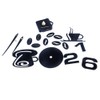 ZSooner Acrylic 3D Wall Clock, Coffee Cup Pattern DIY 3D
