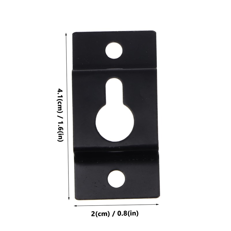 Gadpiparty 20pcs Heavy Duty Iron Keyhole Speaker Hangers Sturdy Wall