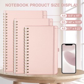 AHGXG Graph Paper Notebook, 140 Pages, B5 (7.6" x 10")