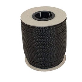 PPM Braided Lead 2.0 mm - 100 m Roll in Various Colours (Black) / Rope, Rope / Lead