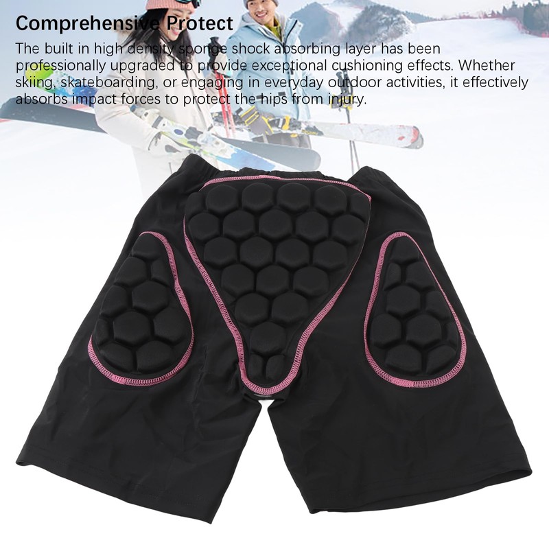 Snowboarding Pants, 3D Hip Protective Pads Butt Pad Hip Protector
