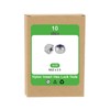 sourcing map 10Pcs M22 x 2.5 Nylon Insert Hex Lock