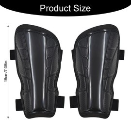 Shin Pads for Football/Soccer - Unisex Adult & Youth Shin Guards with Adjustable Straps & Sleeves Lightweight Impact Protection for Training & Matches Breathable Moisture-Wicking Design (Pair)