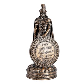 Dicksons Full Armor of God Ephesians 6:14-17 Gold and Black Resin Collectible Figurine Statue 8.75 x 3.75 Inch