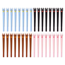 32 Pieces of Cartoon Style Pens, Creative Ballpoint Pens, Cute Stationery Pens, Writing Supplies, Study and Office Supplies