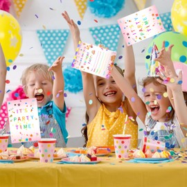 32 Birthday Invitation Party Cards,Uniquely Designed Birthday Cards for Children,Men, Women and Kids (Stars)