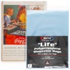 BCW Life Magazine Bags -1 Pack of 100 | Crystal