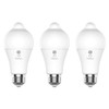GE (3 Bulbs) LED+ Motion Sensing LED Light Bulb, 12