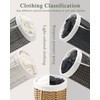 SETVSON Laundry Hamper with Lid Laundry Basket with Lid 19.0