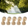 5PCS G1/2in Female Thread Brass Deck Jet Nozzles Durable Waterscape