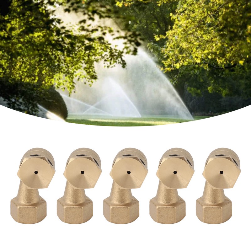 5PCS G1/2in Female Thread Brass Deck Jet Nozzles Durable Waterscape