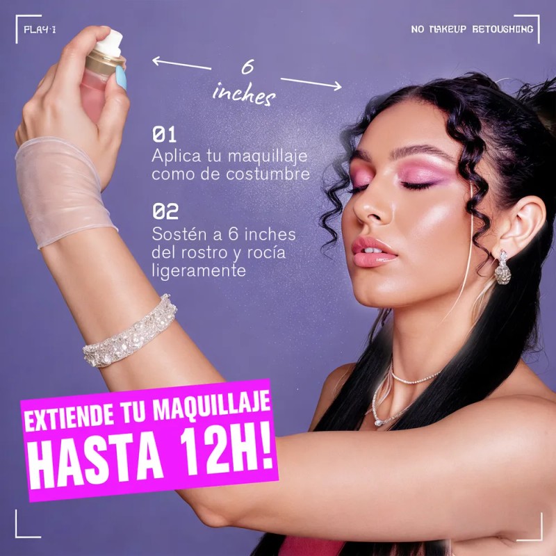 Fijador De Maquillaje Larga Duración Matte Finish 100ml