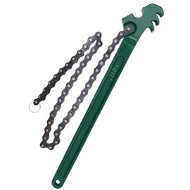 Taxutor 12 inch Heavy-Duty Adjustable Ratcheting Chain Wrench Adjustable Oil Filter Pipe Wrench Chain Style Multi-Purpose Remover Tool