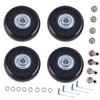 GIVIHGETI Pack of 4 Suitcase Wheels Replacement Wheels 50 x