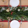 Artificial Christmas Garlands- Real Touch Norfolk Pine Garland Faux Greenery