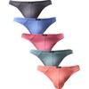 IKINGSKY Men's Stretch Thong Underwear Soft T-back Mens Underwear Low