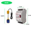 Stropum AC 220V Sump Pump Float Switch Controller,Automatic Water Level