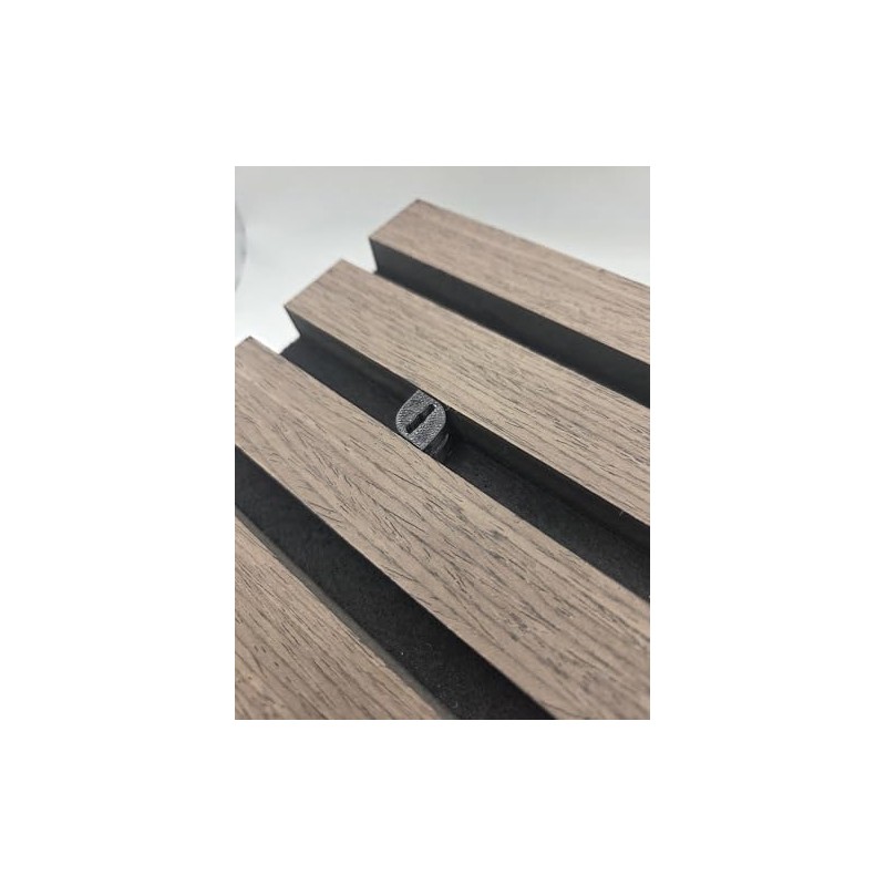 No Drill Twist Lock Fixings for Acoustic Slat Decorative Wall