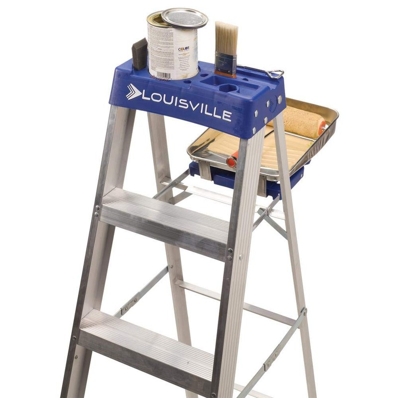 Louisville Ladder 4-Foot Aluminum Step Ladder, 250-Pound Capacity, AS2104