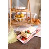 Mud Pie Ceramic Fruit Basket Set, Small 2 1/2" x