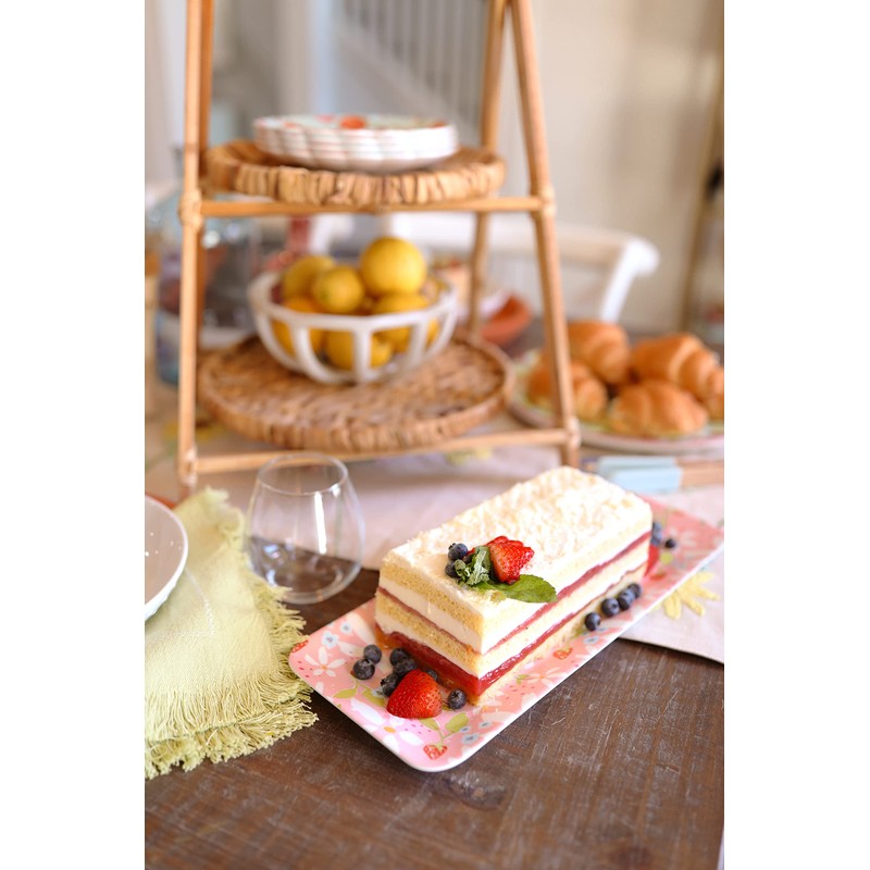 Mud Pie Ceramic Fruit Basket Set, Small 2 1/2" x