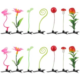 MAGICLULU 28pcs Simulation Plant Hair Pins for Girls Hair Ornaments Hair Clips Small Hair Clips for Travel and Guest Hair Accessories