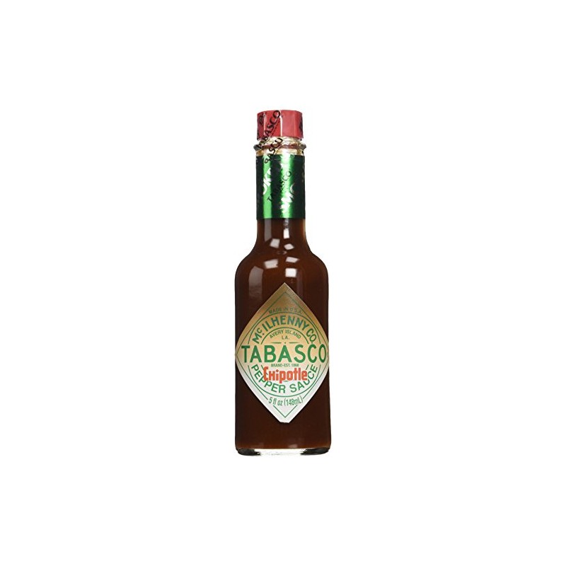Tabasco Brand, Chipotle Hot Sauce, 5oz Bottle (Pack of 3)